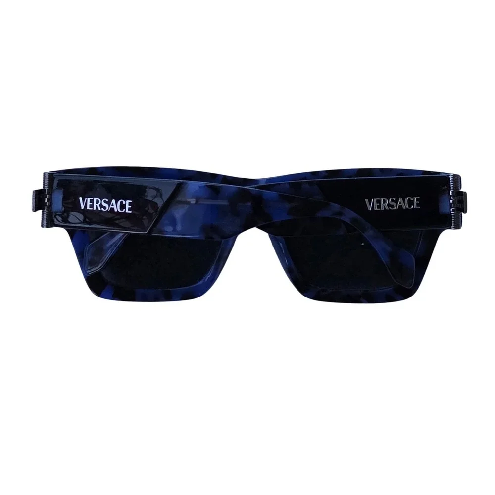 Versace 4464 Frames‎ Blue Tortoise Rectangular Medusa Logo Italy 5458/87 55mm